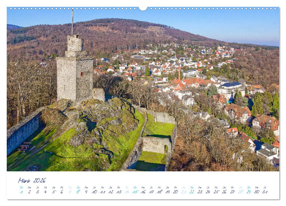 3BurgenWeg im Taunus - Der Erlebnispfad (CALVENDO Wandkalender 2026)