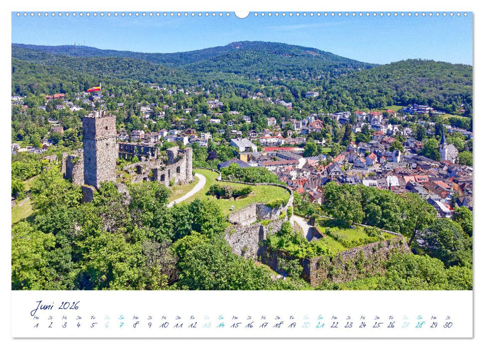 3BurgenWeg im Taunus - Der Erlebnispfad (CALVENDO Wandkalender 2026)