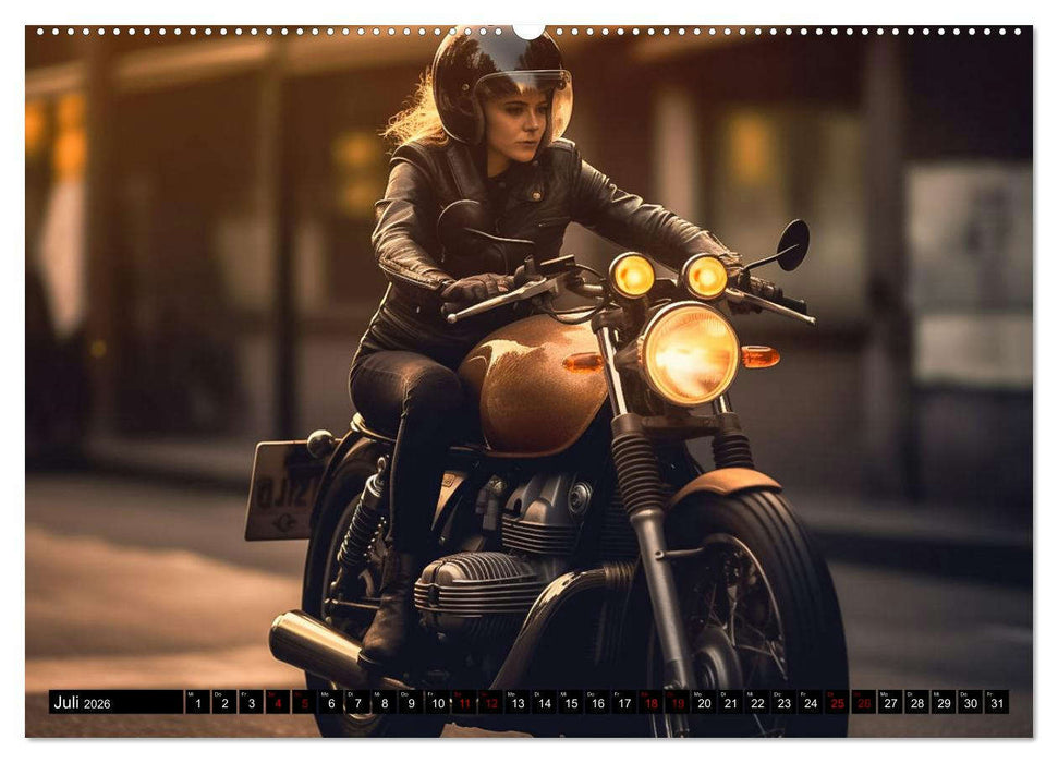 Urban Biker (CALVENDO Premium Wandkalender 2026)