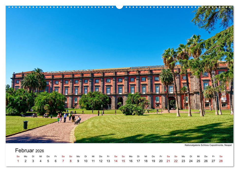 Highlights am Golf von Neapel (CALVENDO Premium Wandkalender 2026)