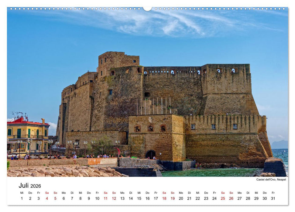 Highlights am Golf von Neapel (CALVENDO Premium Wandkalender 2026)
