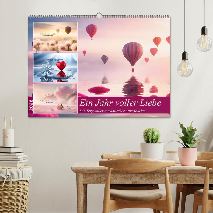 Ein Jahr voller Liebe (CALVENDO Wandkalender 2026)