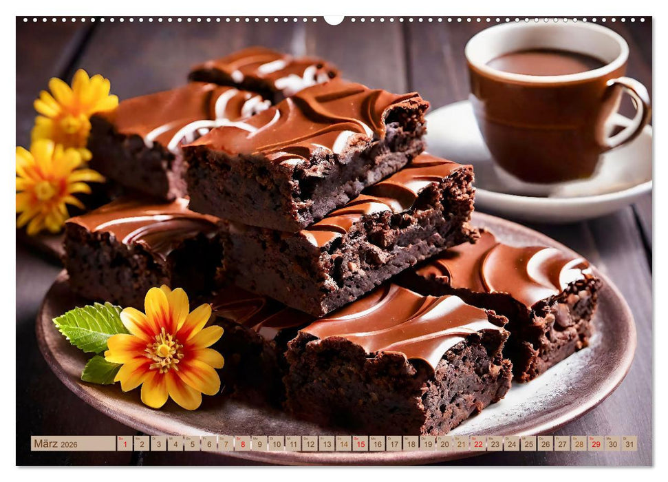 Schokolade 2026. Sinnliche Impressionen (CALVENDO Premium Wandkalender 2026)