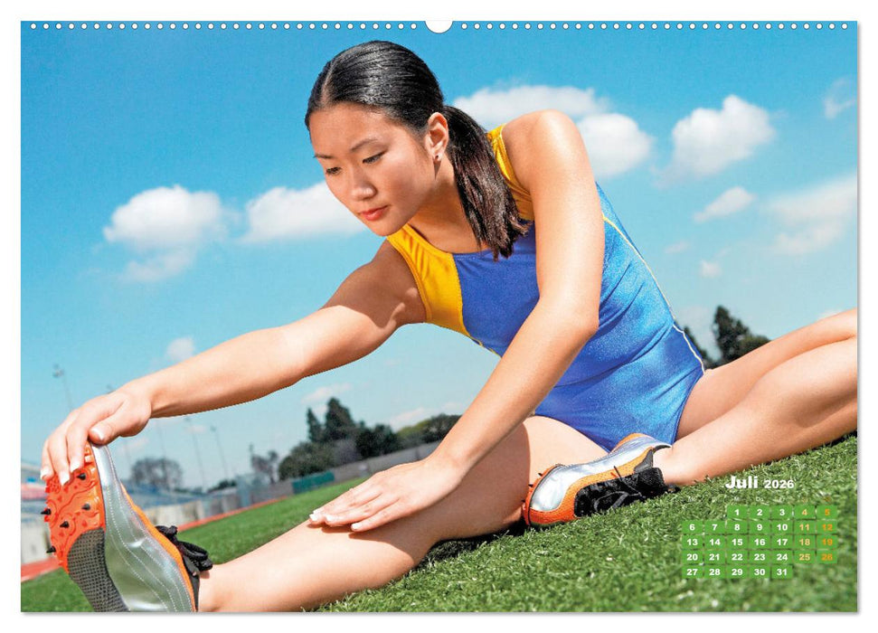 Faszination Leichtathletik: Schneller, höher, weiter (CALVENDO Premium Wandkalender 2026)
