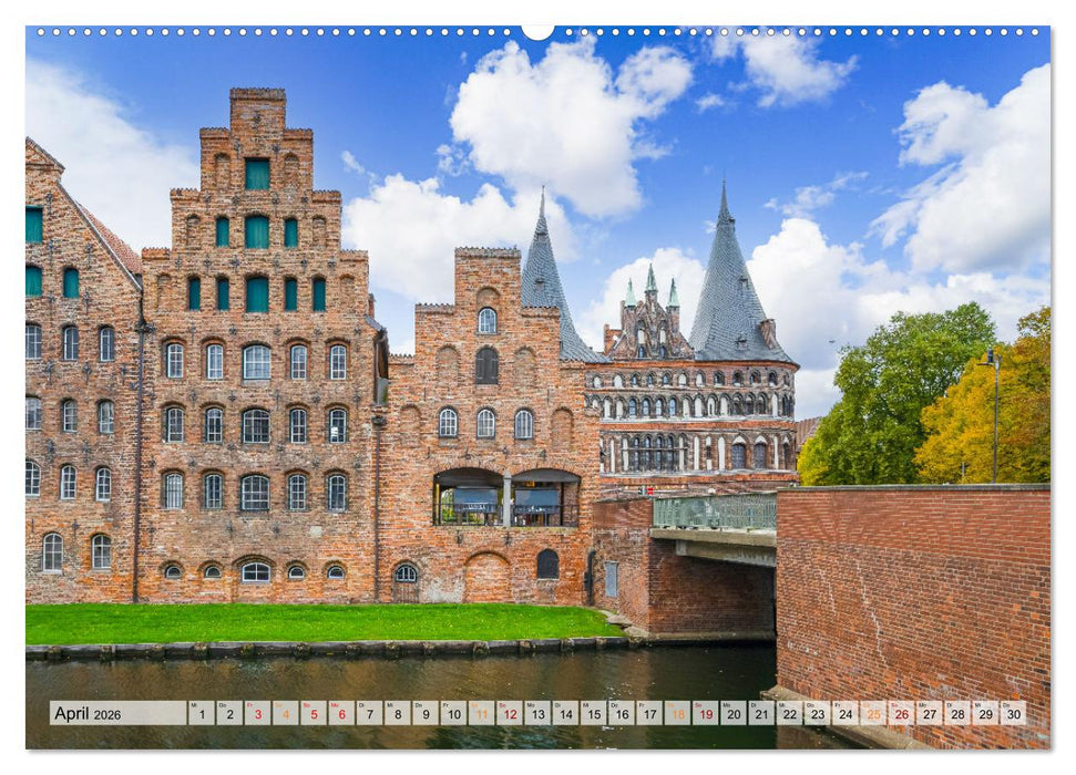 Lübeck Impressionen (CALVENDO Wandkalender 2026)