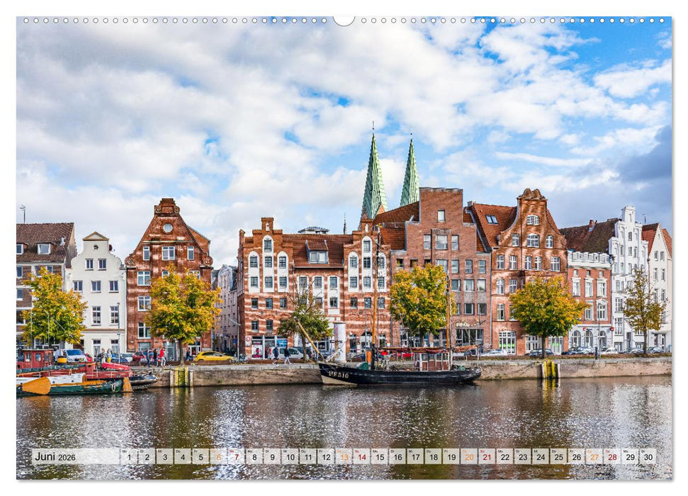 Lübeck Impressionen (CALVENDO Wandkalender 2026)