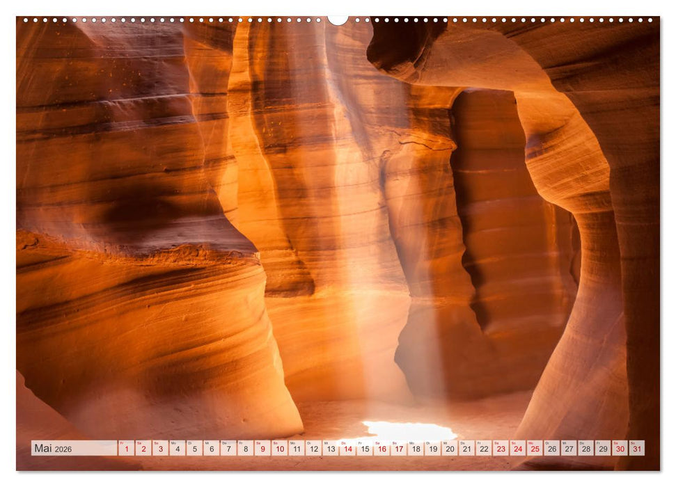 USA ATTRAKTIONEN Urbanes und Naturhighlights (CALVENDO Premium Wandkalender 2026)