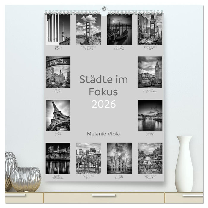 Städte im Fokus (CALVENDO Premium Wandkalender 2026)