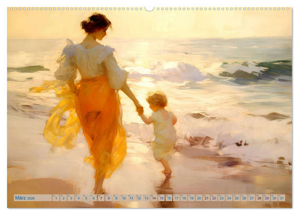 Zeichen der Liebe Impressionistische Bilder (CALVENDO Premium Wandkalender 2026)