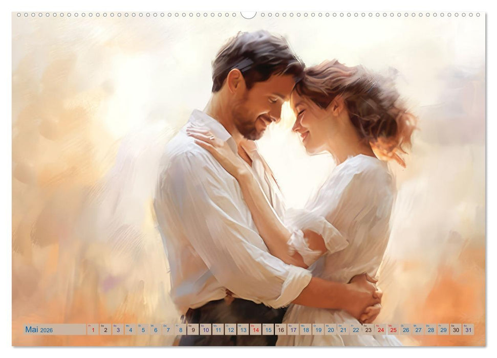 Zeichen der Liebe Impressionistische Bilder (CALVENDO Premium Wandkalender 2026)