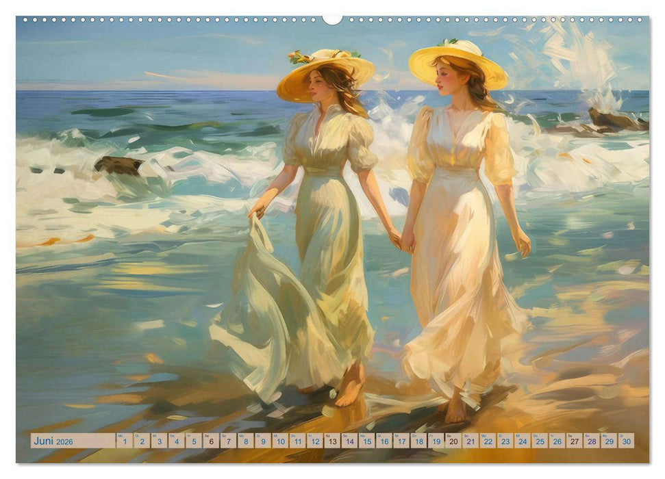 Zeichen der Liebe Impressionistische Bilder (CALVENDO Premium Wandkalender 2026)