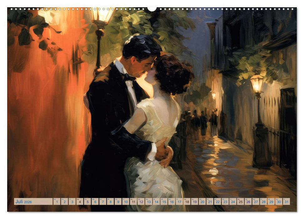 Zeichen der Liebe Impressionistische Bilder (CALVENDO Premium Wandkalender 2026)