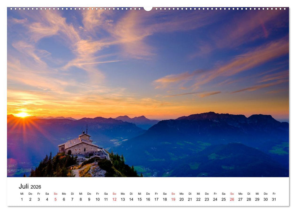 Berchtesgadener Berge im Licht (CALVENDO Premium Wandkalender 2026)