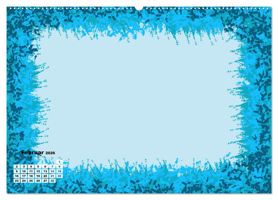 Abstrakt bunte Bilderrahmen (CALVENDO Wandkalender 2026)