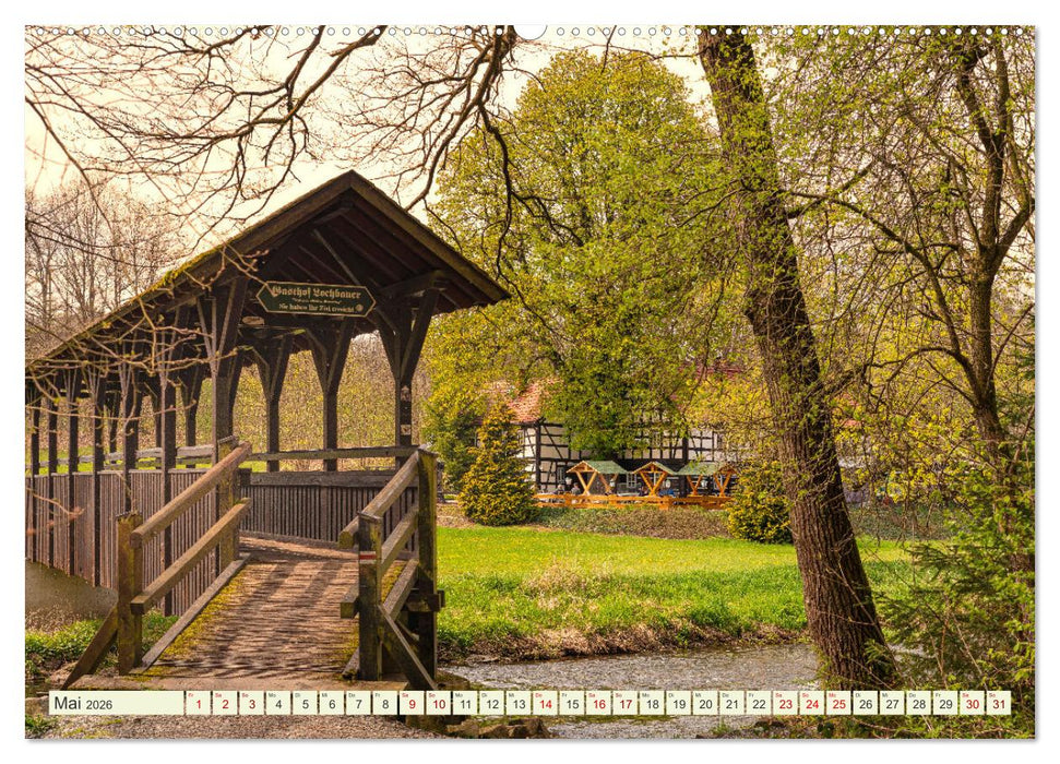 Vogtland - einzigartige Region im Vier - Länder - Eck (CALVENDO Premium Wandkalender 2026)