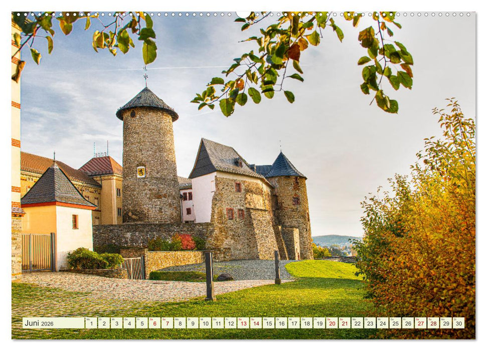 Vogtland - einzigartige Region im Vier - Länder - Eck (CALVENDO Premium Wandkalender 2026)