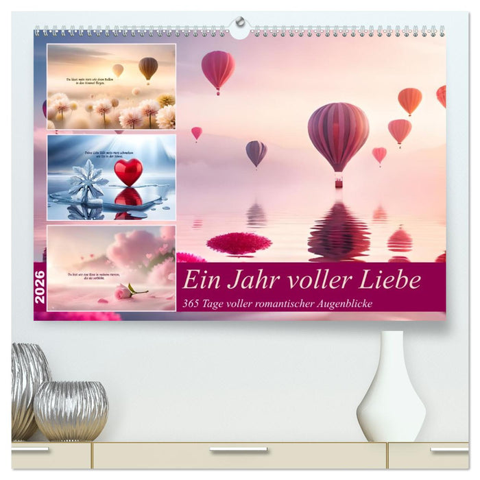Ein Jahr voller Liebe (CALVENDO Premium Wandkalender 2026)