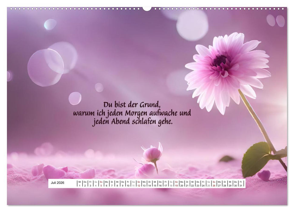 Ein Jahr voller Liebe (CALVENDO Premium Wandkalender 2026)