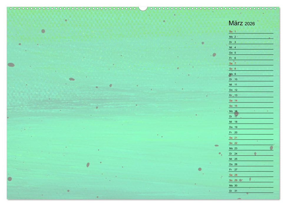 Pastellbunter DIY-Bastelkalender (CALVENDO Wandkalender 2026)
