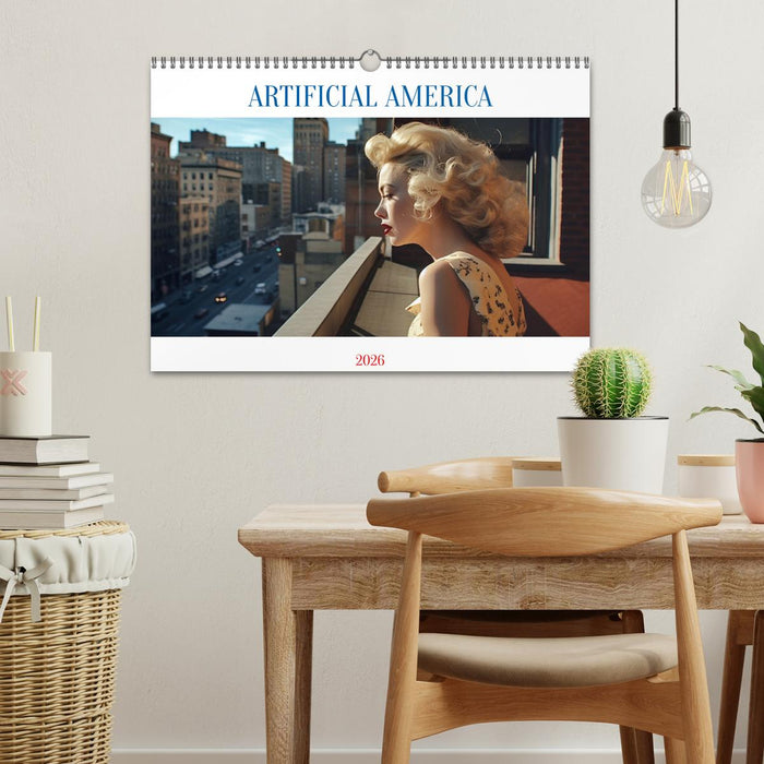 Artificial America (CALVENDO Wandkalender 2026)