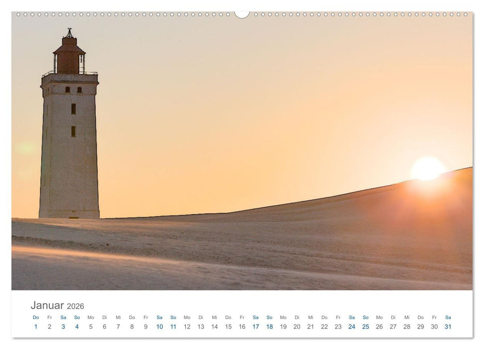 Wanderdüne Rubjerg Knude - ein Wahrzeichen im Land des Lichts (CALVENDO Wandkalender 2026)