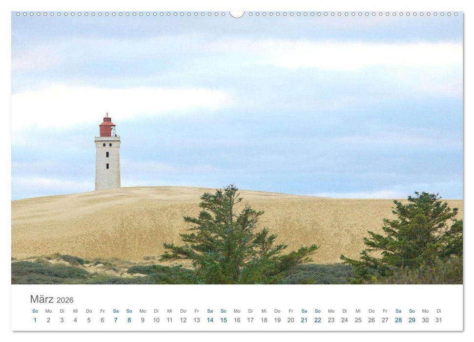 Wanderdüne Rubjerg Knude - ein Wahrzeichen im Land des Lichts (CALVENDO Wandkalender 2026)