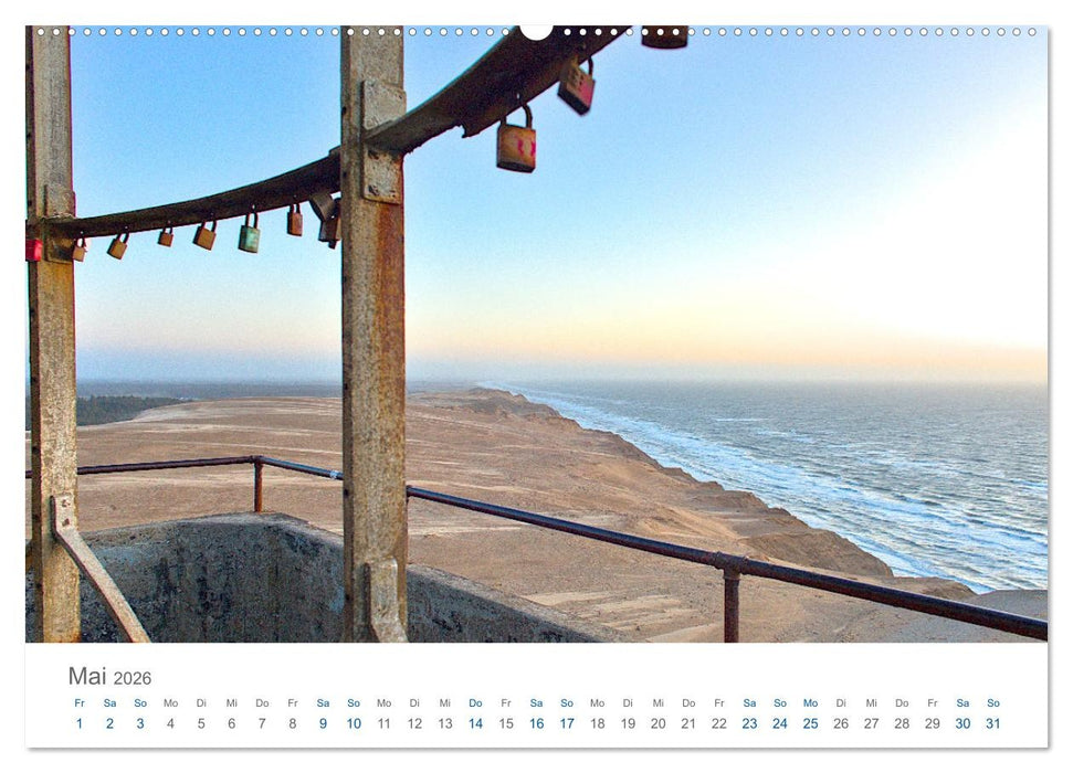 Wanderdüne Rubjerg Knude - ein Wahrzeichen im Land des Lichts (CALVENDO Wandkalender 2026)
