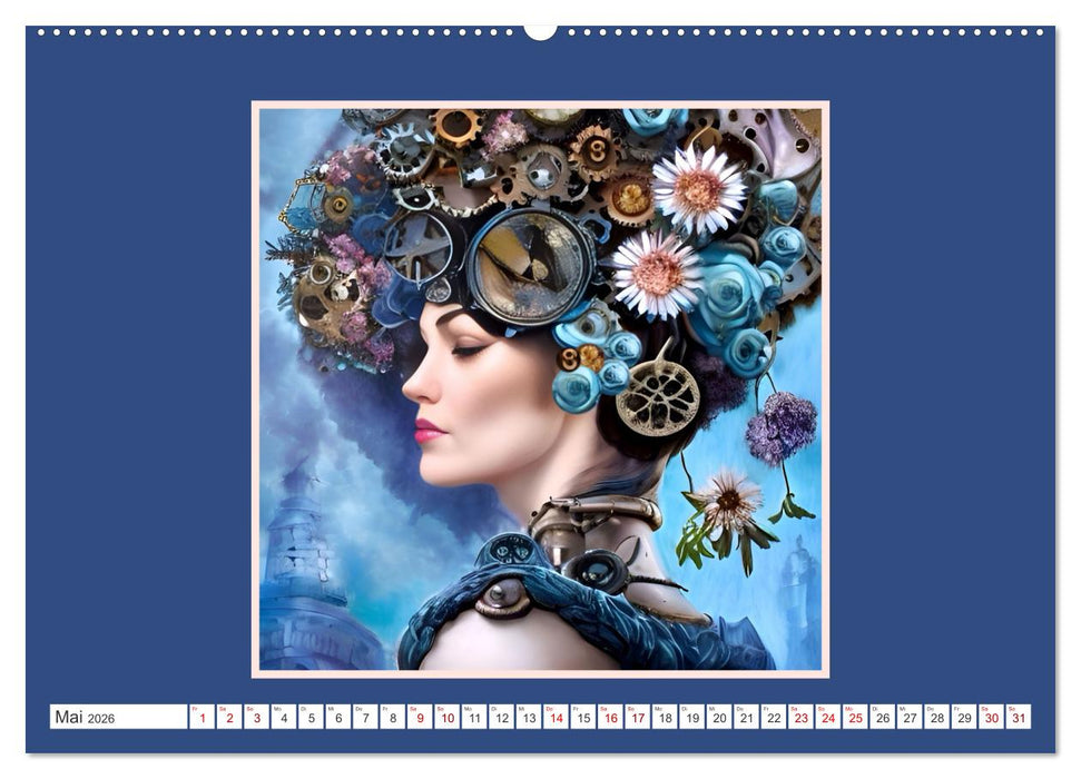 Kopfschmuck - extravagant und voller Fantasie (CALVENDO Premium Wandkalender 2026)