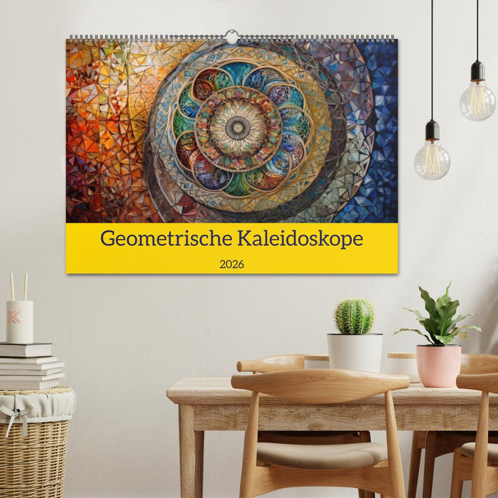 Geometrische Kaleidoskope (CALVENDO Wandkalender 2026)