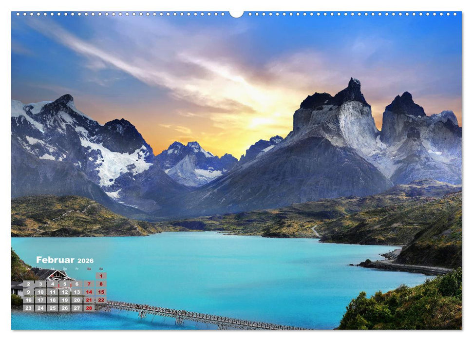 Patagonien NationalParks (CALVENDO Premium Wandkalender 2026)