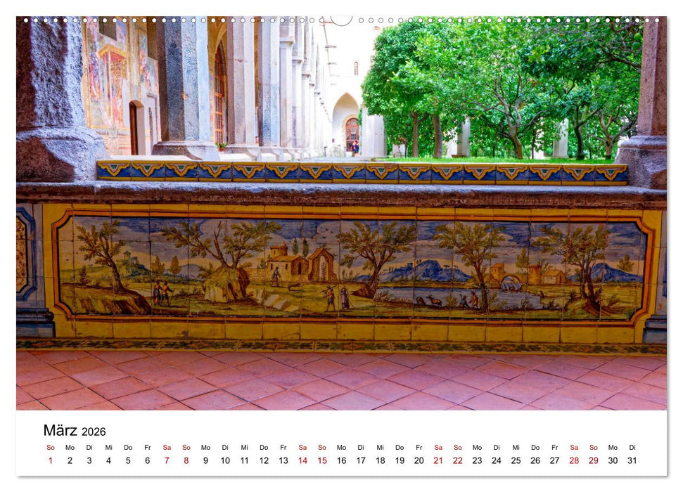 Neapel - Wunderschöne Ansichten der italienischen Küstenstadt (CALVENDO Premium Wandkalender 2026)
