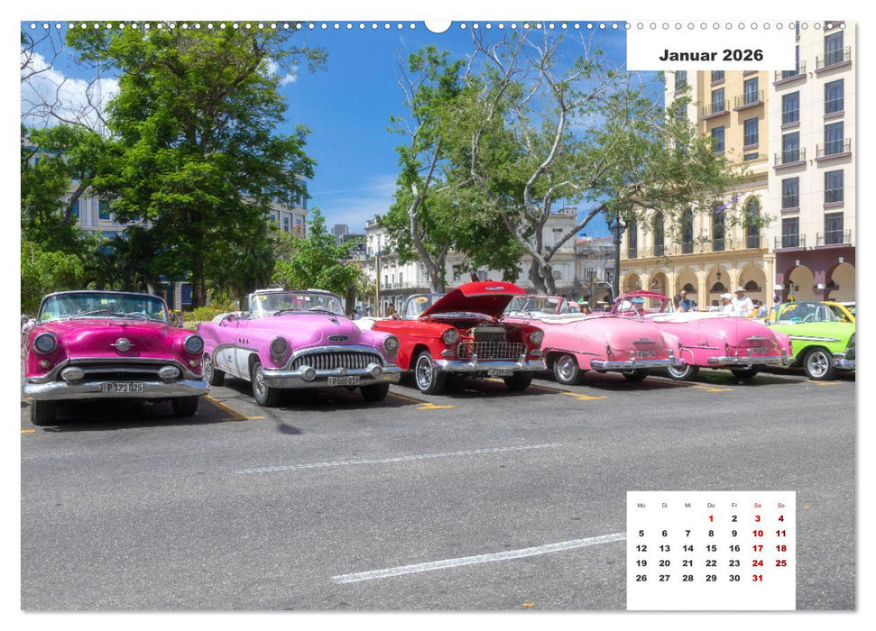 Kubas Oldtimer (CALVENDO Wandkalender 2026)