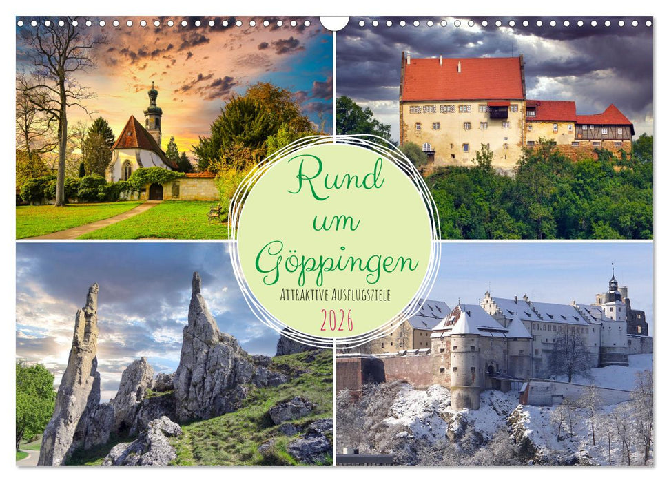 Rund um Göppingen (CALVENDO Wandkalender 2026)