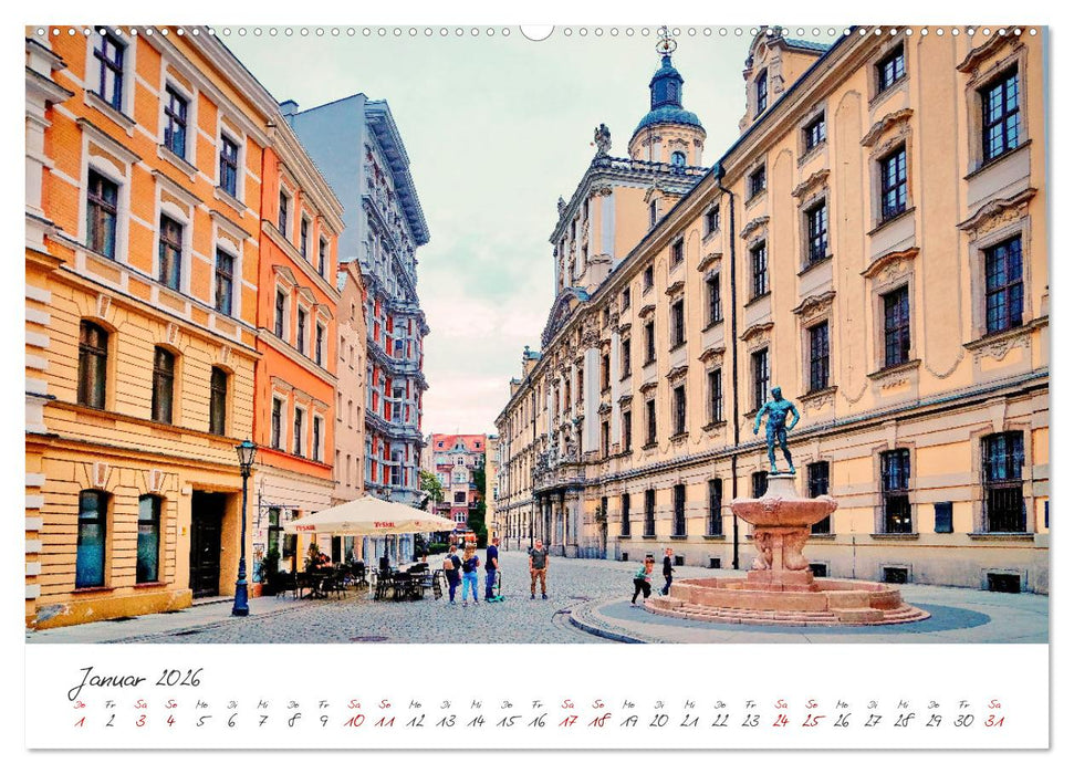 Zwergenstadt Breslau (CALVENDO Premium Wandkalender 2026)