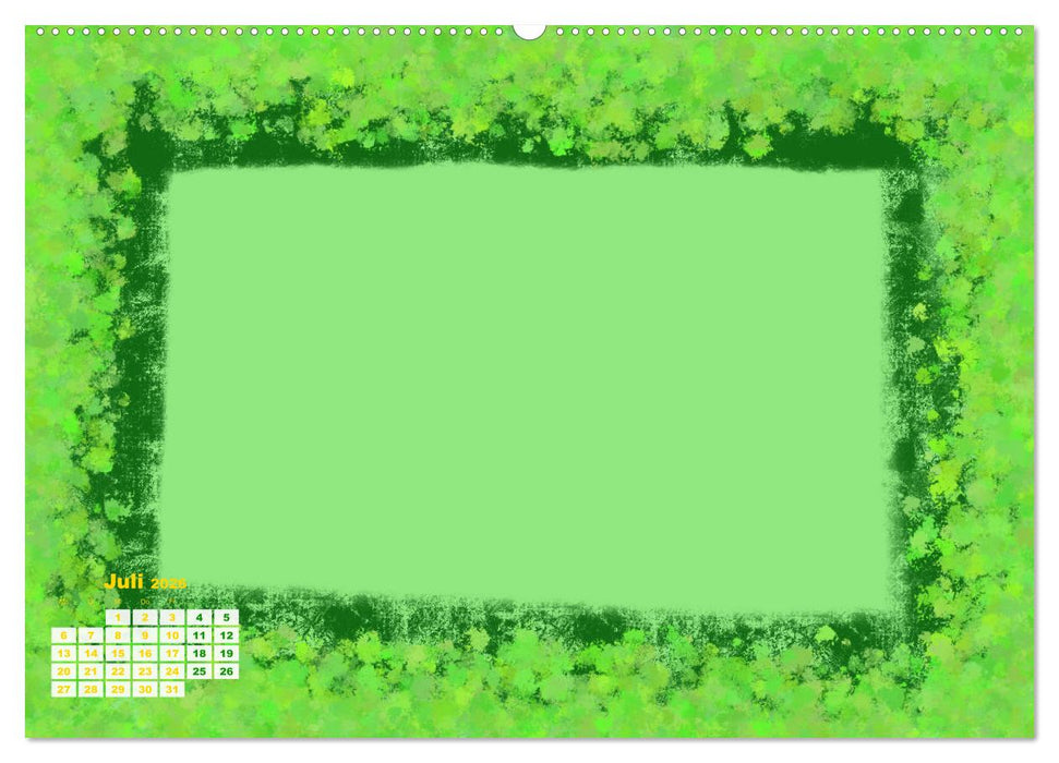 Abstrakt bunte Bilderrahmen (CALVENDO Premium Wandkalender 2026)