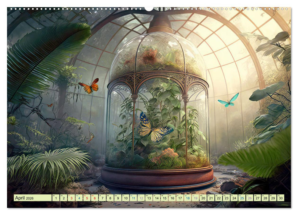 Wintergärten als Ruhepol (CALVENDO Premium Wandkalender 2026)
