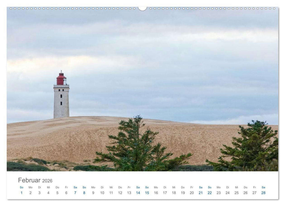 Wanderdüne Rubjerg Knude - ein Wahrzeichen im Land des Lichts (CALVENDO Premium Wandkalender 2026)
