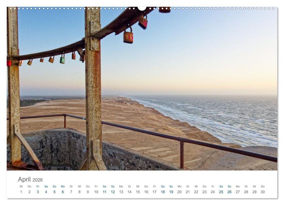 Wanderdüne Rubjerg Knude - ein Wahrzeichen im Land des Lichts (CALVENDO Premium Wandkalender 2026)