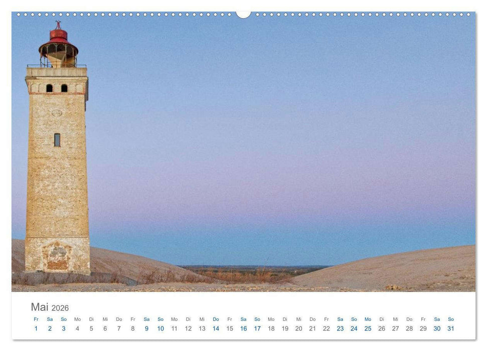 Wanderdüne Rubjerg Knude - ein Wahrzeichen im Land des Lichts (CALVENDO Premium Wandkalender 2026)