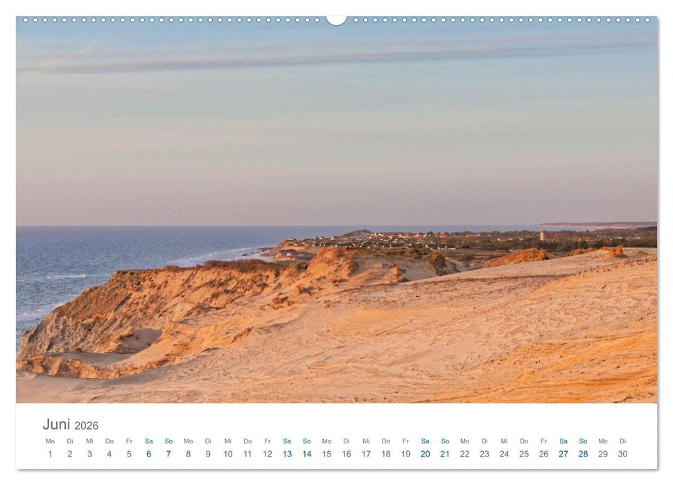 Wanderdüne Rubjerg Knude - ein Wahrzeichen im Land des Lichts (CALVENDO Premium Wandkalender 2026)