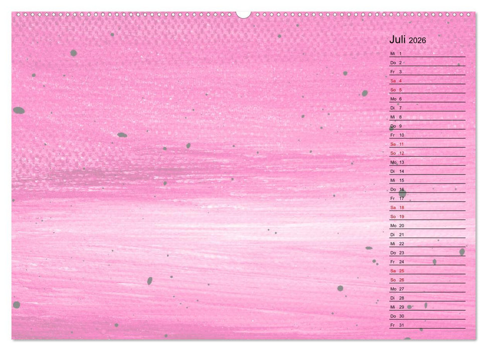 Pastellbunter DIY-Bastelkalender (CALVENDO Premium Wandkalender 2026)