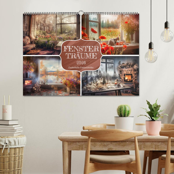 Fensterträume (CALVENDO Wandkalender 2026)