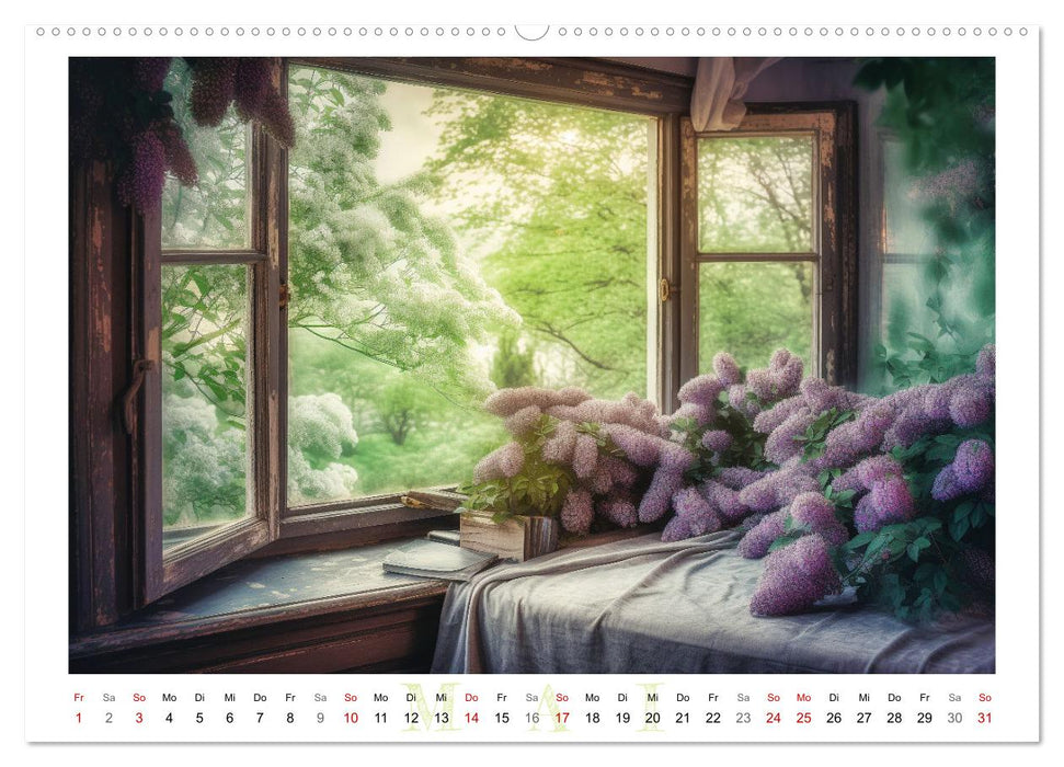Fensterträume (CALVENDO Wandkalender 2026)