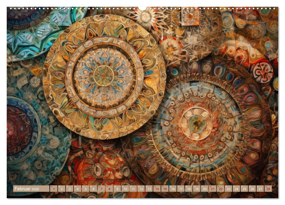 Geometrische Kaleidoskope (CALVENDO Premium Wandkalender 2026)