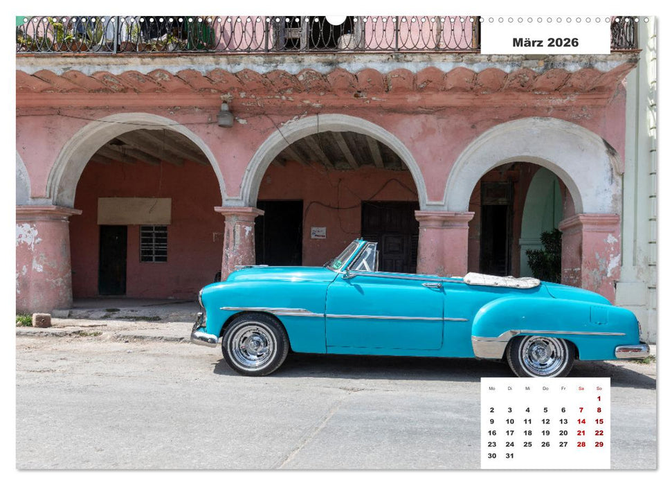 Kubas Oldtimer (CALVENDO Premium Wandkalender 2026)