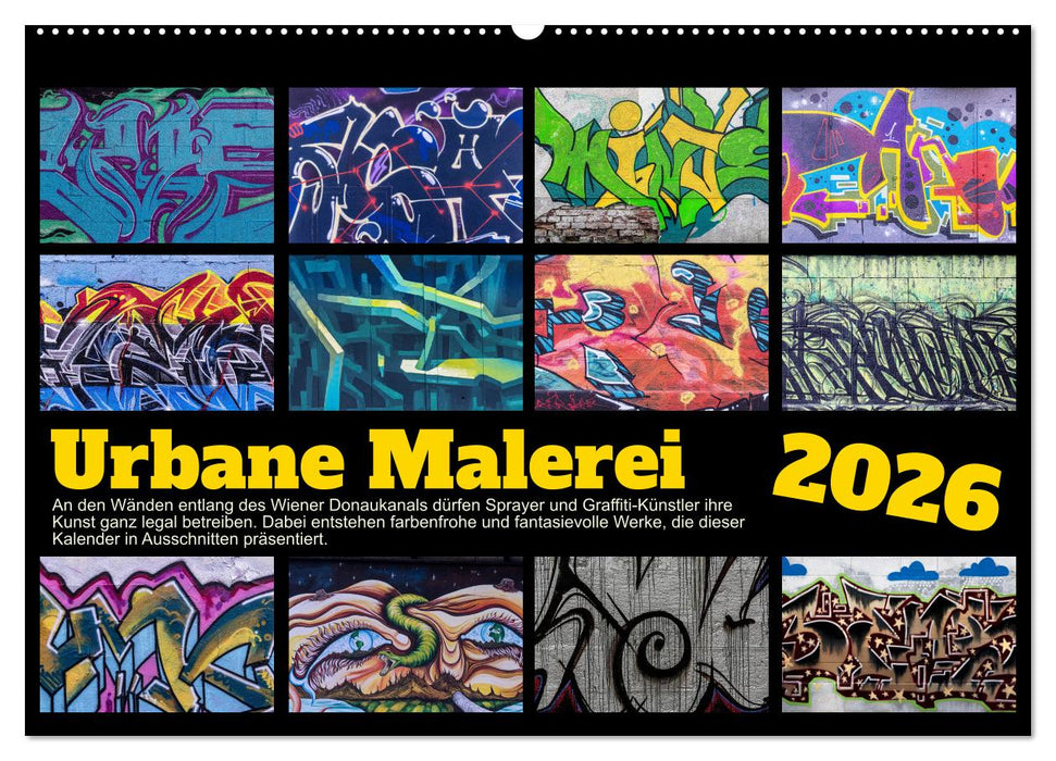 Urbane Malerei (CALVENDO Wandkalender 2026)