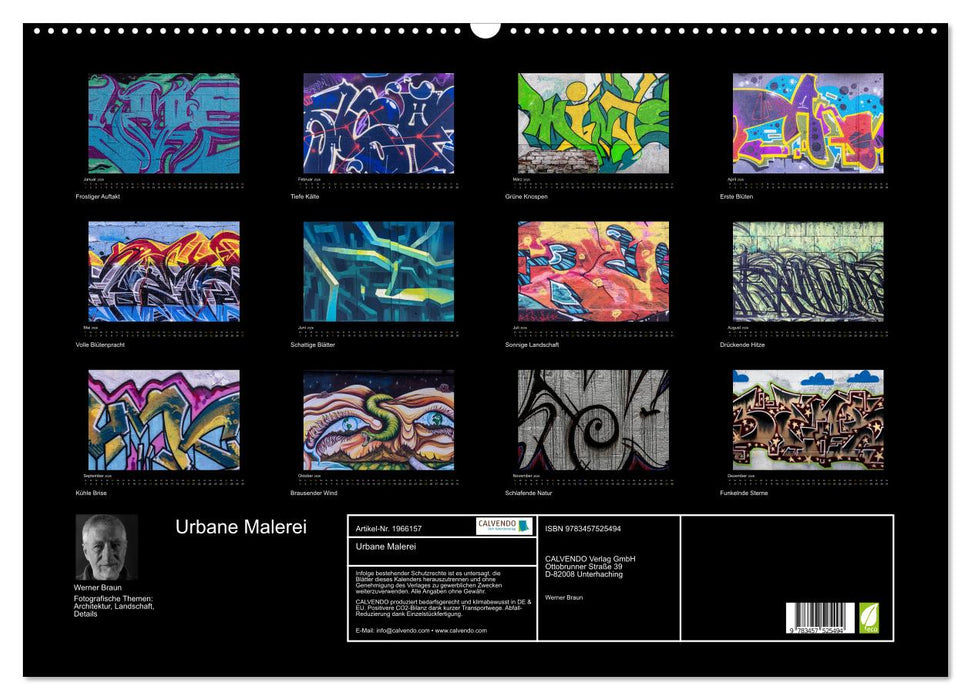 Urbane Malerei (CALVENDO Wandkalender 2026)