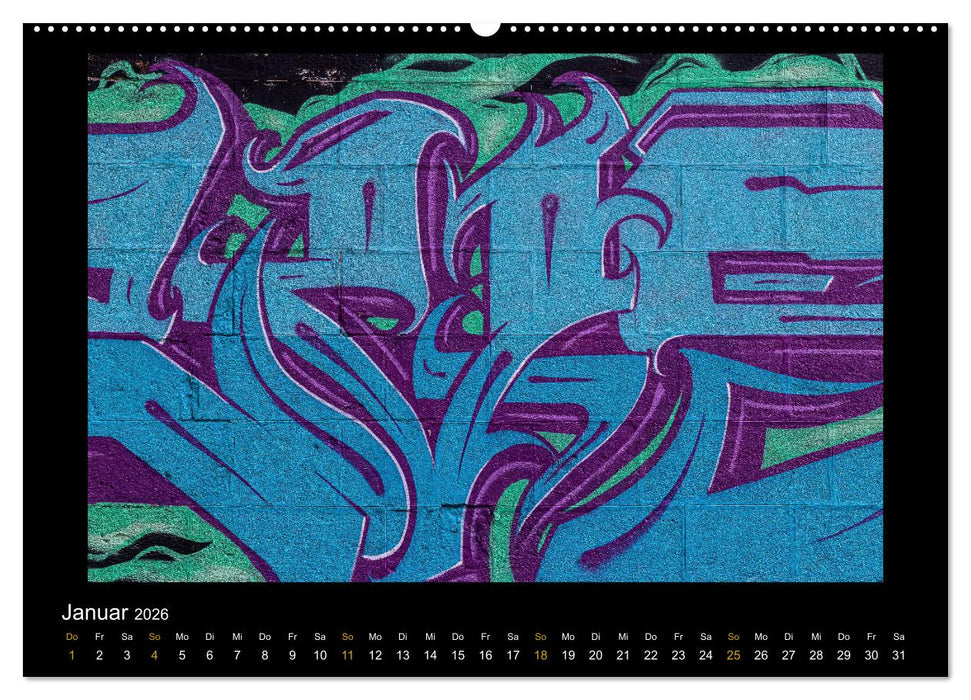 Urbane Malerei (CALVENDO Wandkalender 2026)