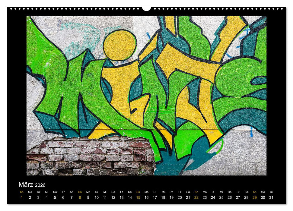 Urbane Malerei (CALVENDO Wandkalender 2026)