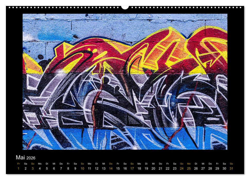 Urbane Malerei (CALVENDO Wandkalender 2026)